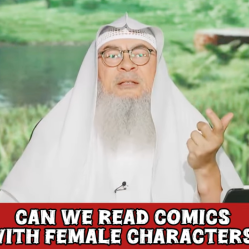 Can we read comics with female characters #islam #islamic #quran #allah #haram #halal