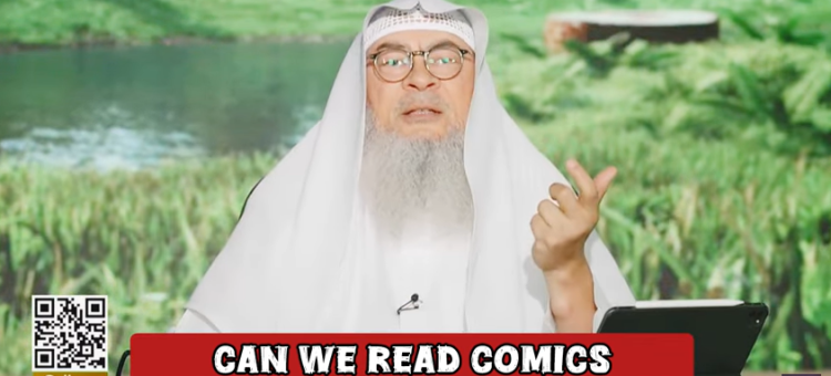 Can we read comics with female characters #islam #islamic #quran #allah #haram #halal