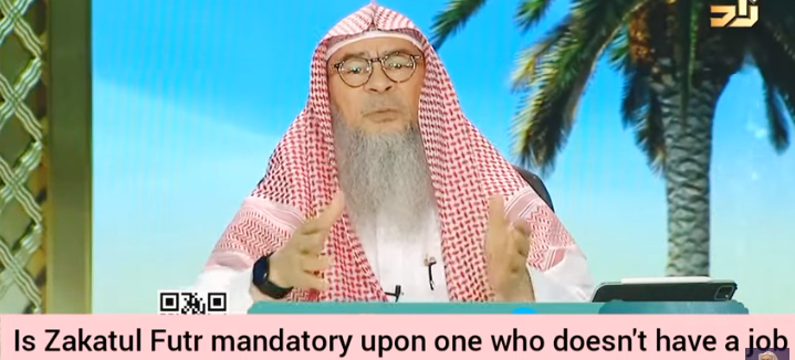 Is zakat al fitr mandatory on student who does not earn, Is dependent on his parents
