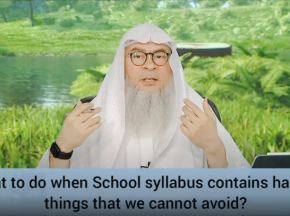 What to do when school syllabus contains haram things that we cannot avoid?