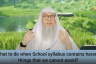 What to do when school syllabus contains haram things that we cannot avoid?