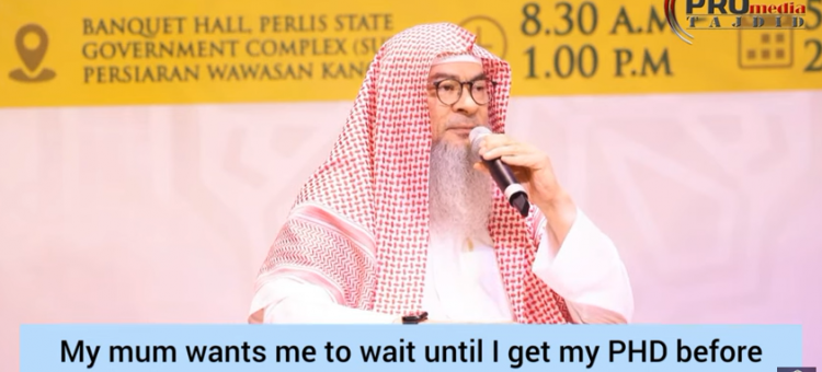 Mum wants me 2 wait until I finish education before I get married How 2 convince her