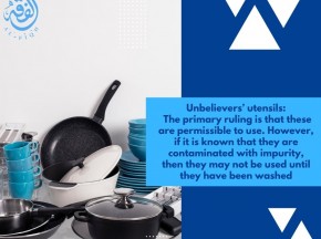 Unbelievers’ utensils