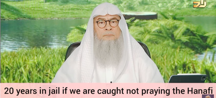 20 years in jail if caught not praying like hanafi madhab in the masjid, what to do?