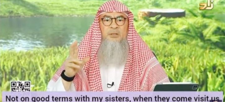 Not on good terms with my sister, can I sit in my room when she visits