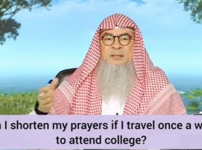 Can I shorten & combine my prayers if I travel often to attend function for college?
