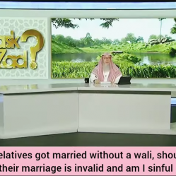 My relatives got married without wali, must I tell their marriage is invalid, am I sinful if I don't