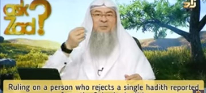 Ruling on a person who rejects a single hadith from Sahih hadiths (Sahih Bukhari)