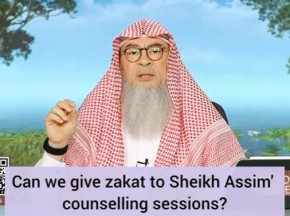 Can we give zakat to Sheikh assim's counseling sessions?