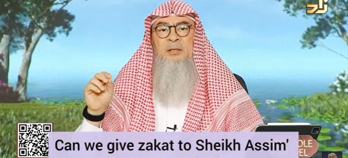 Can we give zakat to Sheikh assim's counseling sessions?