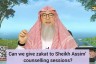 Can we give zakat to Sheikh assim's counseling sessions?