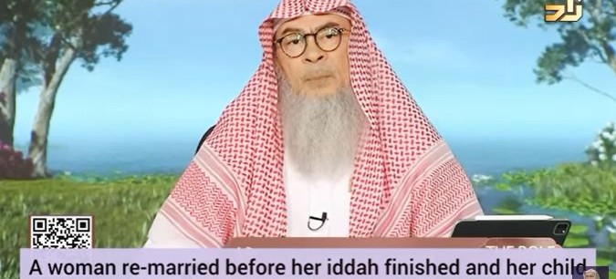 She remarried before iddah finished, her son looks like ex husband, is child illegal