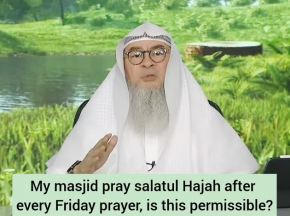 My masjid is praying salatul hajah / hajat these days (Friday prayer) is it allowed?