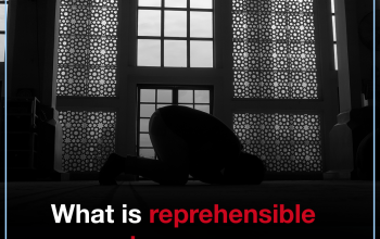 What is reprehensible in prayer