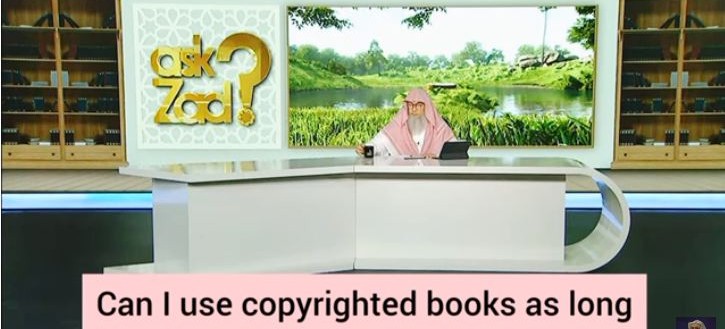 Can I use copyright books as long as they are available for free on the internet