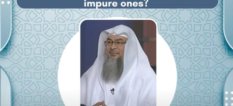 Can we wash pure clothes with impure ones