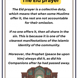 The Eid prayer (part 1 of 7)