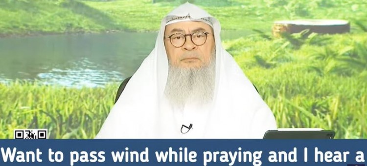 Want to pass wind while praying & I hear a sound but I'm not sure if I passed wind