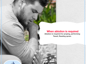 When ablution is required
