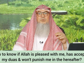 How to know if Allah is pleased with me Has accepted my duas, won't punish me #assim assim al hakeem