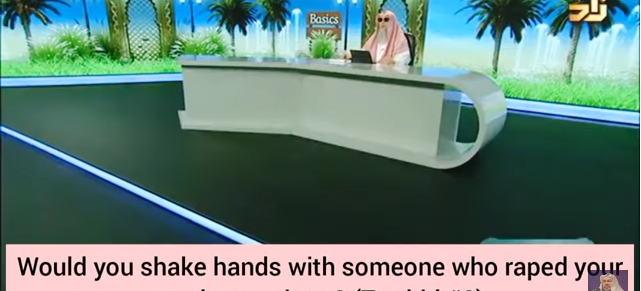 Would you shake hands or sit on same table with people who raped your mother, sister