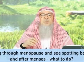 Going through menopause & see spotting before & after menses - what to do?