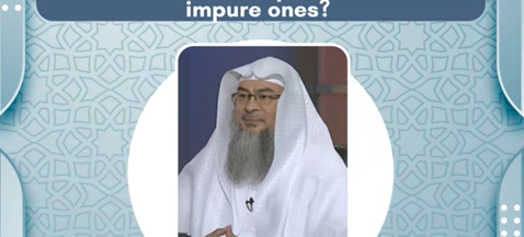 Even if you ask twice answer remains same Can we wash pure clothes with impure ones