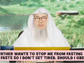 Father stops me 4m fasting missed days so I dont get tired Disobey him& combine them with Dhul-Hijah