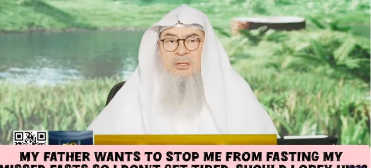 Father stops me 4m fasting missed days so I dont get tired Disobey him& combine them with Dhul-Hijah