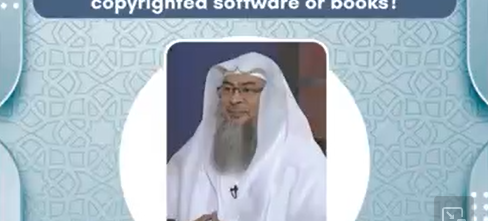 Is it permissible to download or use copyrighted software or books?