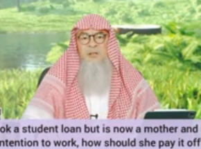 She took student loan but has no intention to work, how should she pay off the loan?