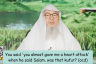 You said, "You almost gave me a heart attack" when he said salam & I laughed, is it kufr (OCD)