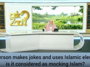 If a person makes jokes using Islamic elements, is it considered as mocking islam?