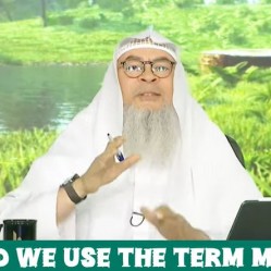 You said the word MANHAJ is used by super salafis but you sometimes use it yourself!