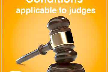 Conditions applicable to judges