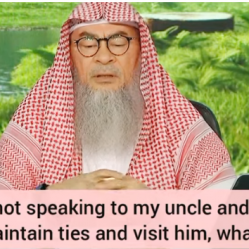 My father is not speaking to my uncle & is upset I maintain ties with him, what 2 do
