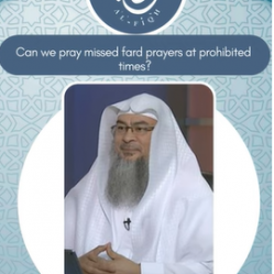 Can we pray missed fard prayers at prohibited times