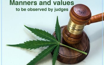 Manners and values to be observed by judges