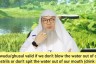 Wudu Ghusl valid if I don't blow water out of nostrils / don't spit it out of mouth?