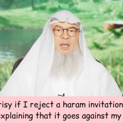 Is it hypocrisy if I reject a haram invitation indirectly without explaining it goes against Islam?