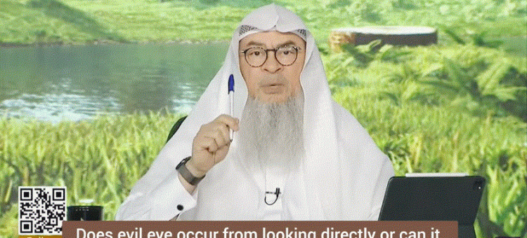 Does evil eye occur from looking directly or even without the person / thing present