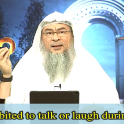 Does it break the wudu if we Talk or Laugh during Wudu?