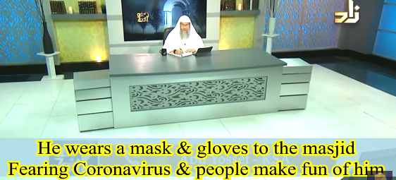 He wears mask & gloves to the masjid due to coronavirus & people make fun of him