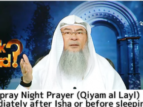 Can I pray night prayers (Qayam Al Layl) immediately after Isha or before sleeping?