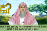 What is expiation of accidental death (of Muslim) in Islam What if guilty person is poor