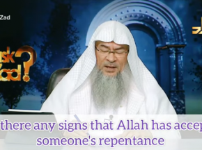 Are there any signs that Allah has accepted our repentance?