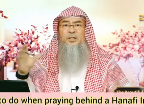 What to do when praying behind a hanafi imam?