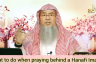 What to do when praying behind a hanafi imam?
