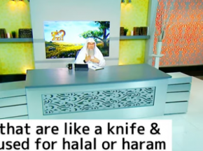 Things that are like a knife and can be used for halal or haram