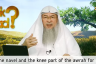 Are the Knees & the Navel part of the Awrah for Men?